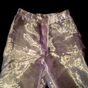 Rave transparent lilac pants